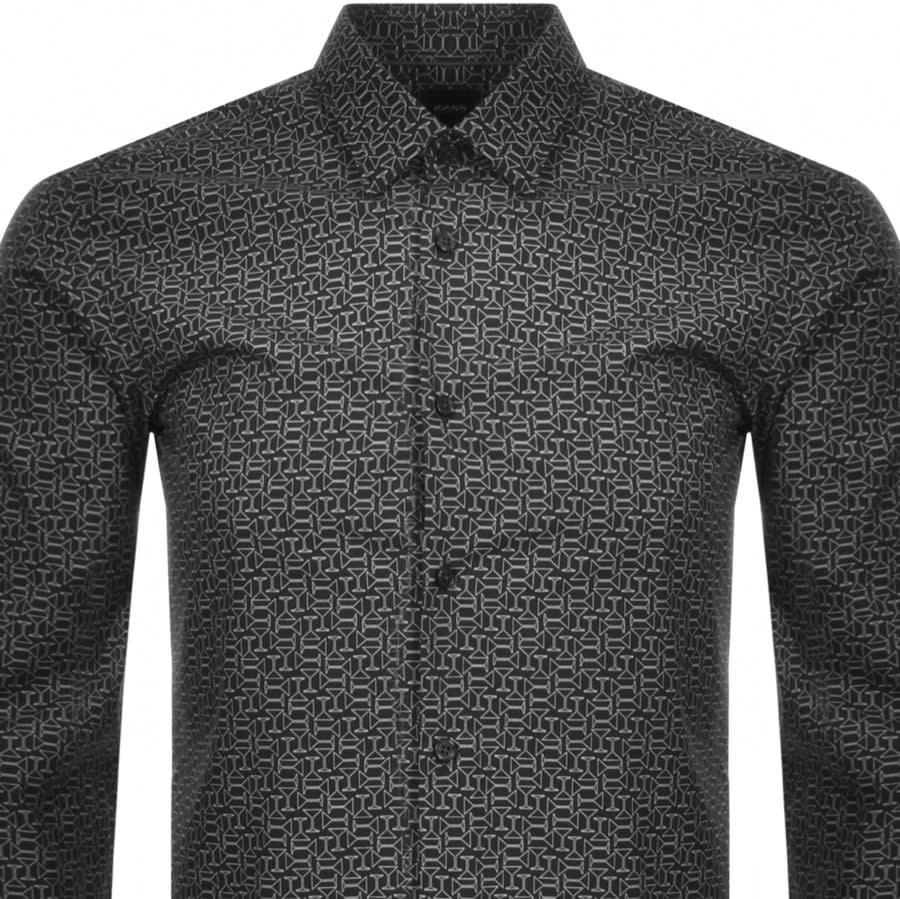 Alternative Image for ProductBOSS HUGO BOSS Ronni Long Sleeve Shirt Black2